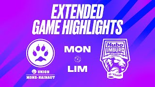 Belfius MonsHainaut vs Hubo Limburg United  Game Highlights [upl. by Oilisab]