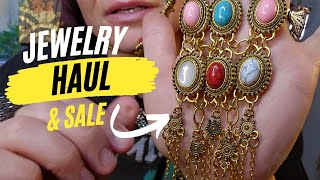 Jewelry Haul and Sale [upl. by Afatsuom]