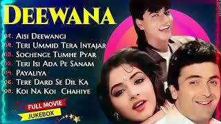 Deewana Movie All Songs Audio Jukebox Rishi Kapoor amp Divya BhartiShahrukh Khan [upl. by Gardel]