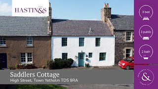 Saddlers Cottage High Street Town Yetholm TD5 8RA  Video Tour [upl. by Raff]