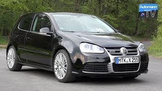 VW Golf V R32 250hp  DRIVE amp SOUND 60FPS [upl. by Akerdnahs]