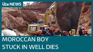 Fiveyearold Moroccan boy has died after being trapped in well for four days  ITV News [upl. by Deaner221]