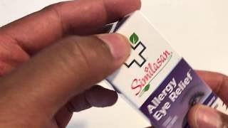 Similasan Allergy Eye Relief Unboxing [upl. by Tlevesoor]