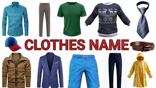 Clothes names  clothes name in english  clothes name picture  Learn clothes names [upl. by Sixele]