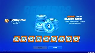 secret free vbucks map 💰 [upl. by Noyerb]