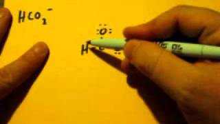 Lewis Dot Structure of HCO2 Formate Ion [upl. by Rawna585]