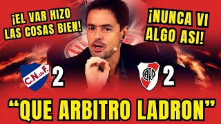 CLOSS IMPRESIONADO POR EL ROBO DEL ARBITRO EN RIVER NACIONAL quot9 CONTRA 11 TENIAN QUE TERMINARquot [upl. by Sabelle]