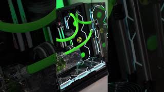 Lian Li O11 VISION Chrome Water Cooled Gaming PC Build [upl. by Kreda964]