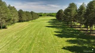 Golf De Saumur drone aerial video Parcours école Hole01 [upl. by Elletsyrk]