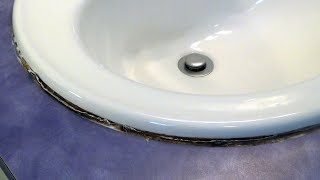 How to ReCaulk a Sink [upl. by Seidule]