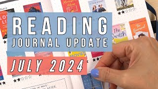 July 2024 Reading Journal Update  Filling it Out amp Chatting About the Books Ive Been Reading [upl. by Rabka]