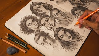 How I Shade my portraits [upl. by Horwitz]