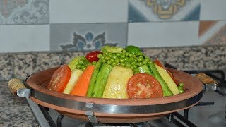 Tajine marocain طاجين بالخضر أمازيغي بمكون غرييييييب جد لذيببببببيذ مع أهم الأسرار [upl. by Ahsia]