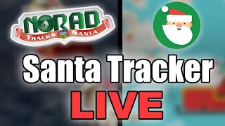 🔴 Tracking Santa LIVE 2023 Full CoverageLive Santa tracker part one [upl. by Nnagem60]