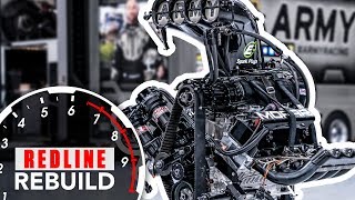 11000hp HEMI V8 engine timelapse DSR’s US Army NHRA Top Fuel dragster  Redline Rebuild S2E3 [upl. by Devlin]