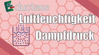 Dampfdruck und Luftfeuchtigkeit  Siedetemperatur  Physikalische Chemie [upl. by Nodrog]