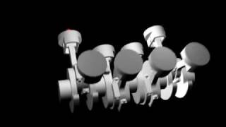 V8 engine animation [upl. by Anitrak]