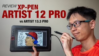 XPPen Artist 12 vs 133 Pro Pen Display Review [upl. by Sidnal850]