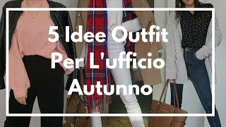 5 Idee Outfit Per LUfficio Per L Autunno [upl. by Adnek649]