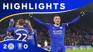 Vardy DOWNS the Owls 🐐  Leicester City 2 Sheffield Wednesday 0 [upl. by Retsila]