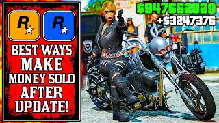 The BEST WAYS To Make Money SOLO After UPDATE in GTA Online GTA5 Fast Money [upl. by Palmira]