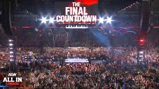 Bryan Danielsons Epic Final Countdown Entrance at AEW All In London 2024 [upl. by Ahrat]