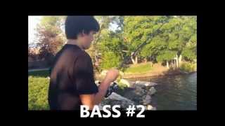 Mangler Lures MASTER ANGLER Bluegill with Popper  Bass Fishing [upl. by Ennoira404]