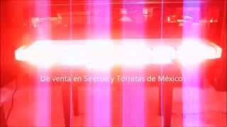 TORRETA de LUMI LEDs SIRYTOR Mod VCTD8206 Profesional roja en SIrenas y Torretas de México [upl. by Craner596]