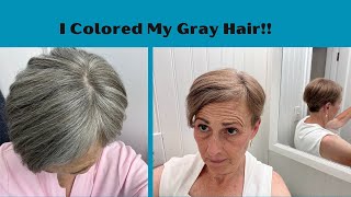 Ion Demi Permanent for Gray Hair  Color Gray the Easy Way  Amazing Results [upl. by Aitas]