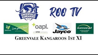 One Day Rd 15 Greenvale Kangaroos 1st XI vs Footscray 1st XI [upl. by Enileve]