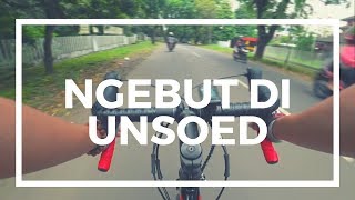 Jalan Jalan di Kampus Unsoed Purwokerto pakai Polygon Strattos S2  Road Bike Cycling Vlog [upl. by Hareehahs]