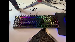 Corsair K60 RGB Pro Gaming Keyboard Sound Test [upl. by Trik200]