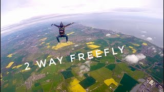 I Tried a FREE FLYING SKYDIVE at SKY HIGH SKYDIVING 2 way sit fly [upl. by Birkett284]