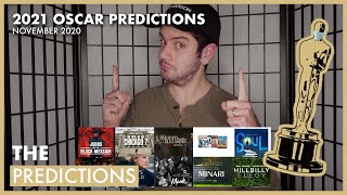 2021 OSCAR PREDICTIONS  NOVEMBER 2020 [upl. by Lindy694]