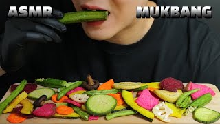 동결건조 야채칩Freeze Dried Vegetable ChipsㅣASMRㅣMUKBANGㅣEATING SHOWㅣREAL SOUNDㅣ먹방ㅣ [upl. by Restivo]