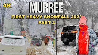 Murree First Heavy Snowfall of 2023 Part 2 [upl. by Dorca]