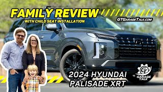 2024 Hyundai Palisade XRT  Family Review with Child Seat Installation [upl. by Llertnov177]