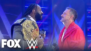 Booker T takes David Arquette to Promo School  WWE BACKSTAGE  WWE ON FOX [upl. by Epifano]