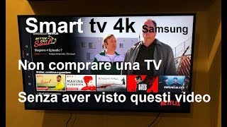 SMART TV 4K SAMSUNG non comprarne una senza aver visto questo video Unboxing e attivazione [upl. by Sivart669]