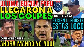 TE CREES MANDÓN PAOLO GUERRERO SE PELEA EN ENTRENAMIENTO CON SUS COMPAÑEROS Y TÉCNICO UCV SORPRENDE [upl. by Dianemarie]