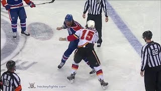 Kevin Westgarth vs Luke Gazdic Mar 1 2014 [upl. by Jasen]