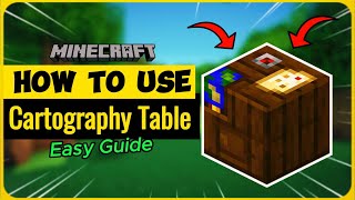 How To Use Cartography Table in Minecraft  A Complete Guide Expanding Copying and Locking a Map [upl. by Irved]