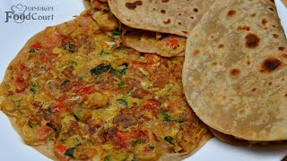 Egg Chapati Recipe Simple amp Tasty Breakfast Recipe [upl. by Urial]