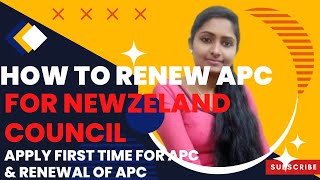 How to Renew your Annual Practicing Certificate APC for Newzeland Nursing CouncilAHPRA Registration [upl. by Jessy]