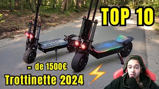 TOP 10 meilleure TROTTINETTE ÉLECTRIQUE 2024 à MOINS DE 1500€ [upl. by Robson]