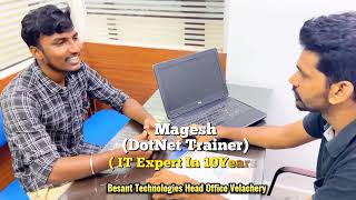 Any Degree 100 வேலை வாய்ப்பு  Software Training in Chennai  Besant Technologies [upl. by Adnolrehs739]