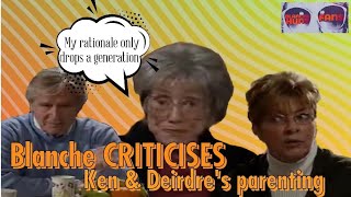 Blanche savages Ken amp Deirdres parenting skills  Coronation Street 2009  Blanche Hunt Fans [upl. by Llabmik]