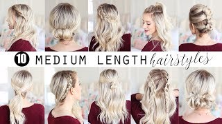 TEN Medium Length Hairstyles  Twist Me Pretty [upl. by Nomsed729]