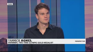 Olympic swimming champion Yannick Agnel You can win without doping [upl. by Enyrhtak]