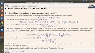 Lecture 3 Appendix to Lecture 1 amp TimeIndependent Perturbation Theory Part b [upl. by Sheeb742]